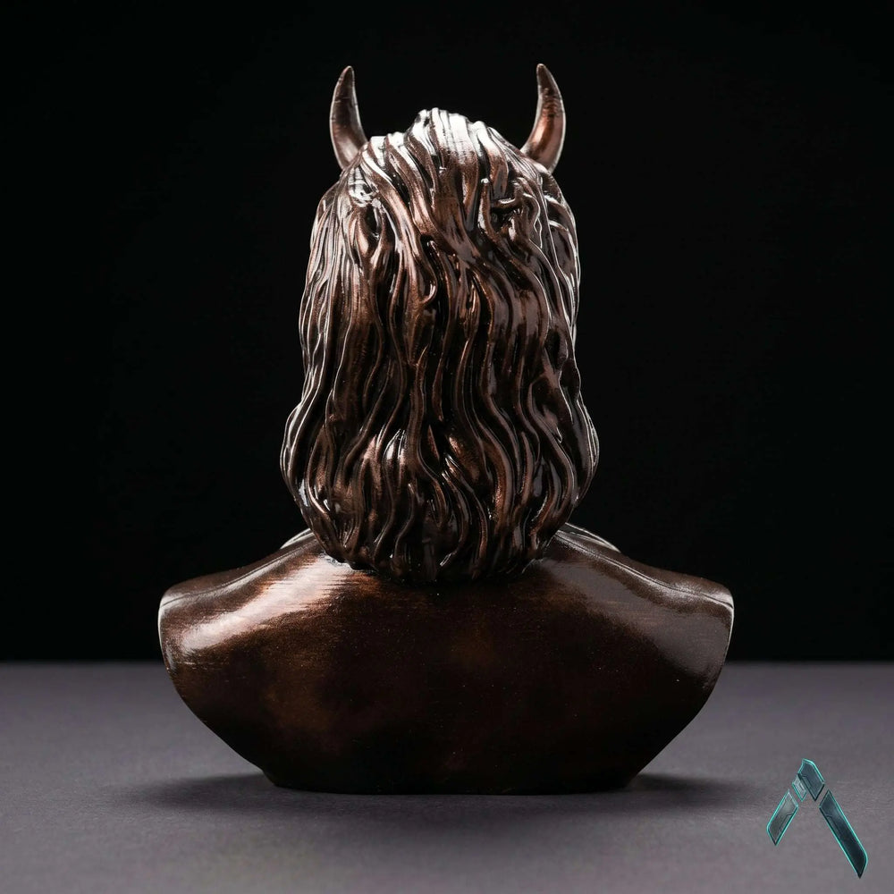 Loki Bust Sculpture | Antique Bronze Finish | Marvel Pop Culture Collectible India
