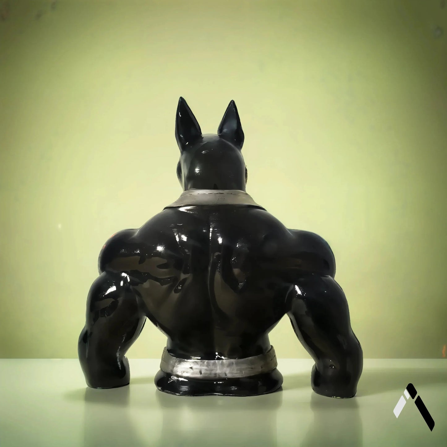 Egyptian Warrior Anubis Dog Bust | Gloss Jet Black | Mythology Collectible India
