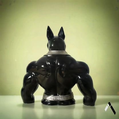 Egyptian Warrior Anubis Dog Bust | Gloss Jet Black | Mythology Collectible India