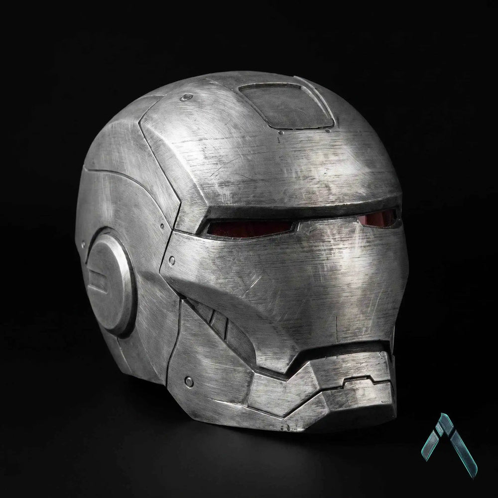 War Machine Helmet Sculpture | Battle-Worn Steel Finish | Marvel Collectible India