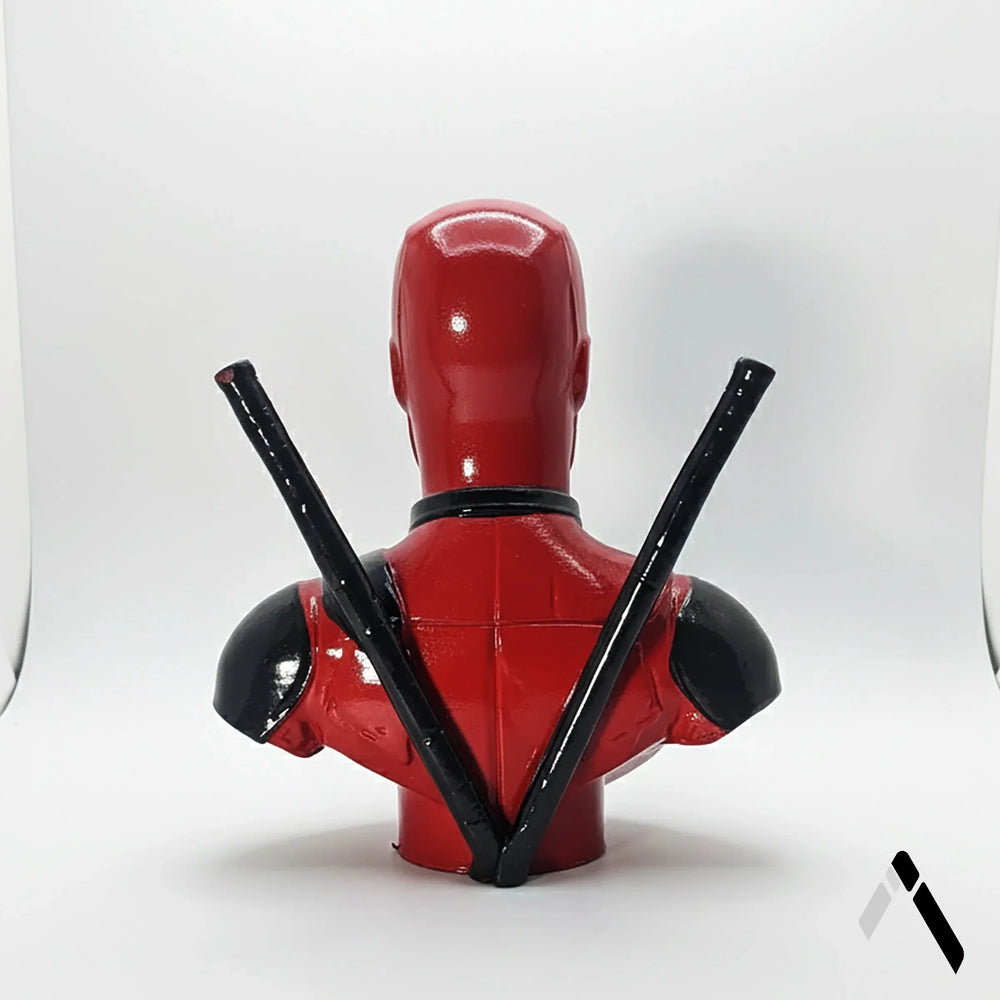 Deadpool Classic Suit Bust | Gloss Red & Black | Marvel Merc Collectible India
