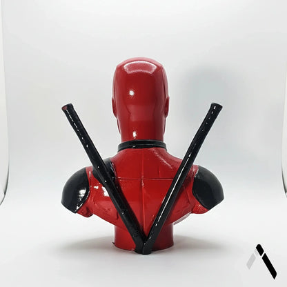Deadpool Classic Suit Bust | Gloss Red & Black | Marvel Merc Collectible India