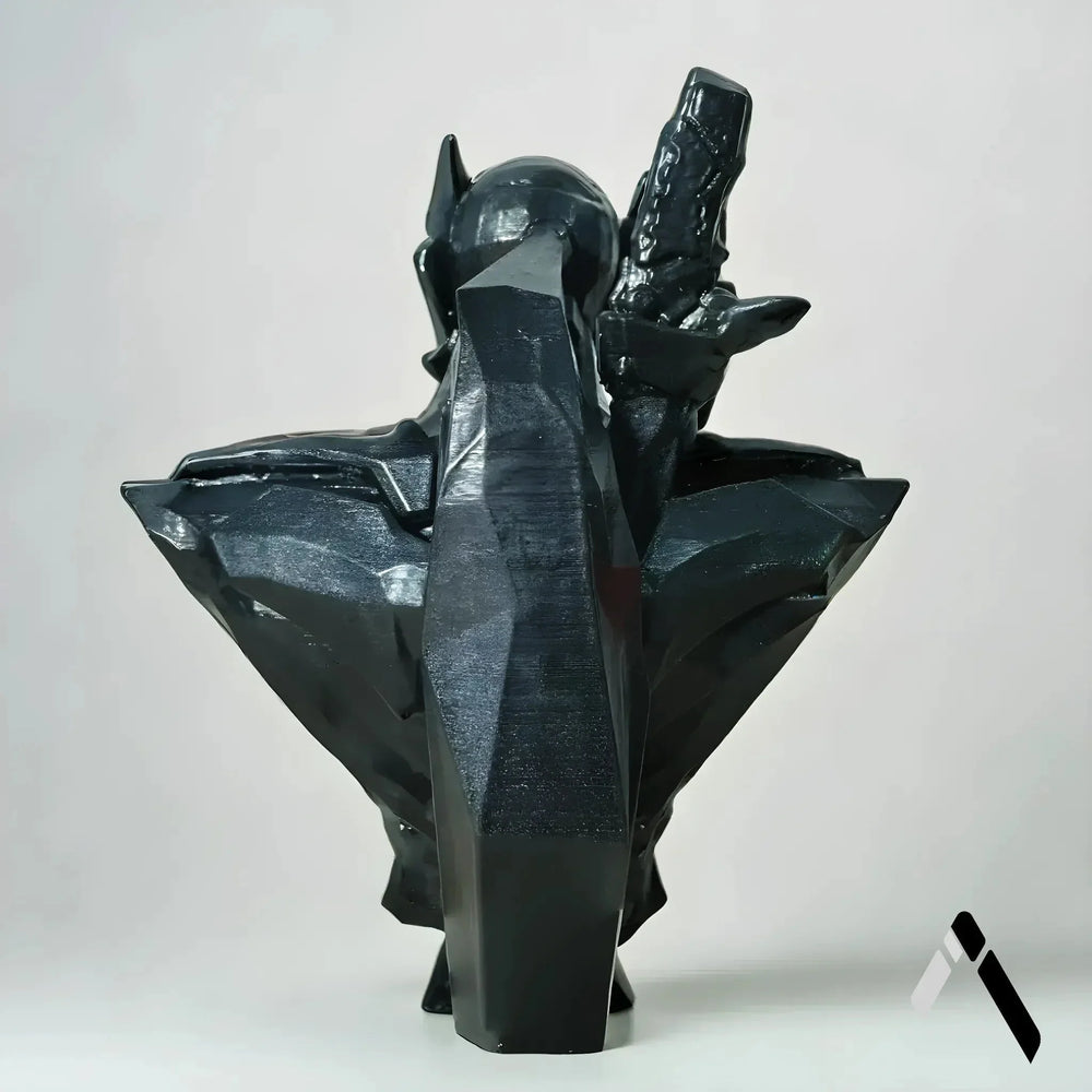 Genji Overwatch Bust | Matte Black & Teal Gems | Gaming Collectible India