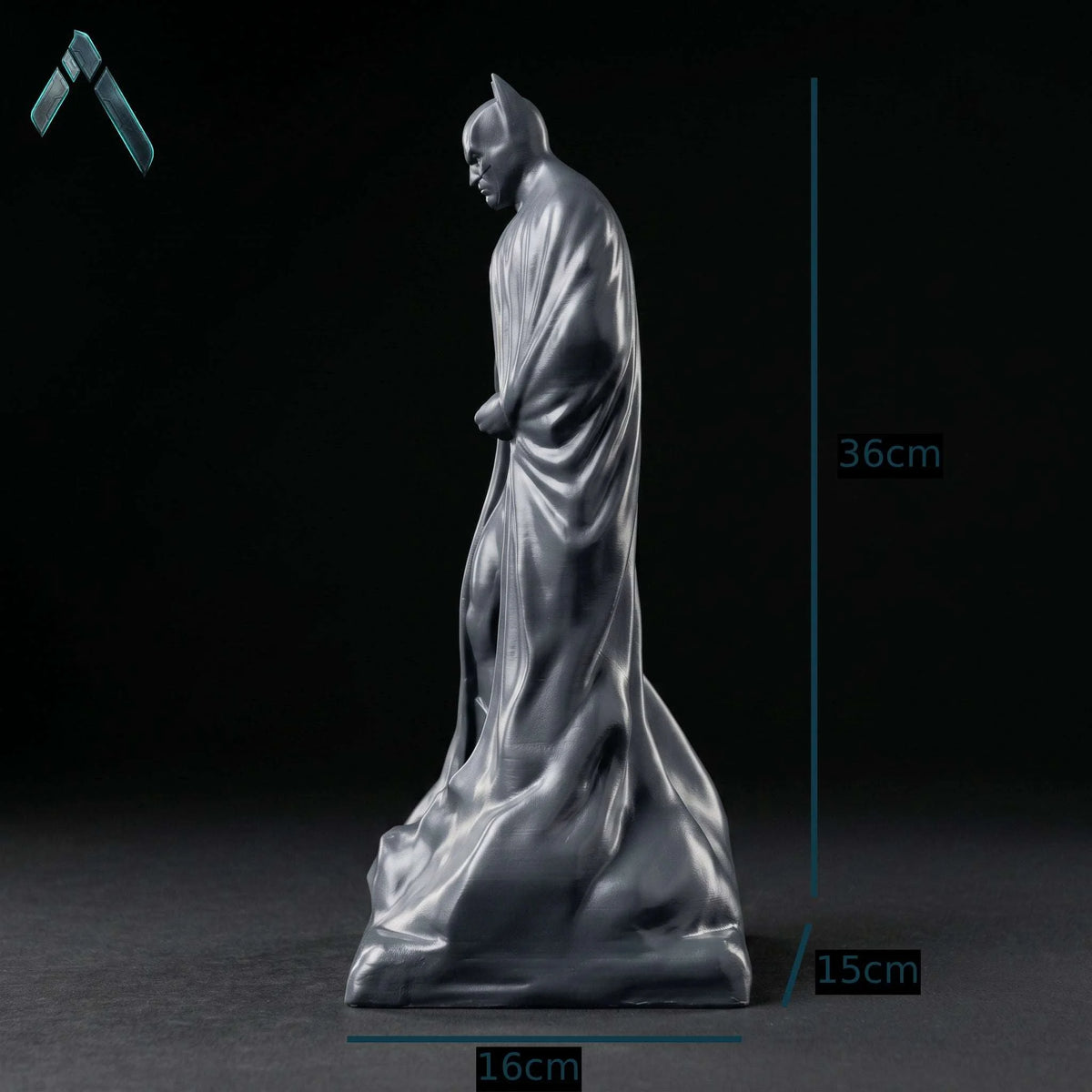 Batman Standing Figure Sculpture | Matte Grey Resin | DC Collectible India
