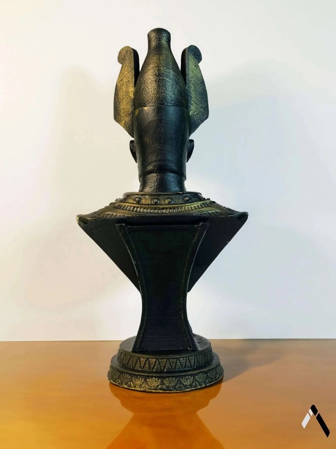 Osiris Egyptian God Bust Sculpture Gold Dark Mythology | Archadia