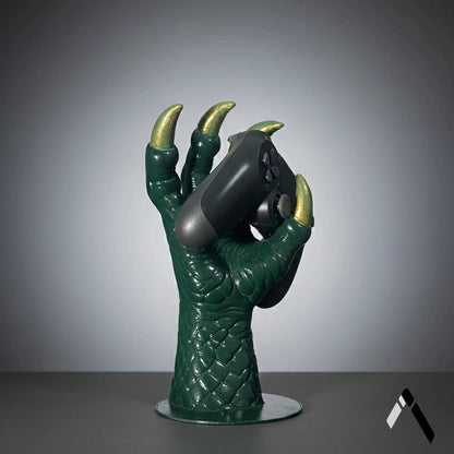 Dragon Claw Controller Stand | Dark Green Gloss | Gaming Desk Collectible India
