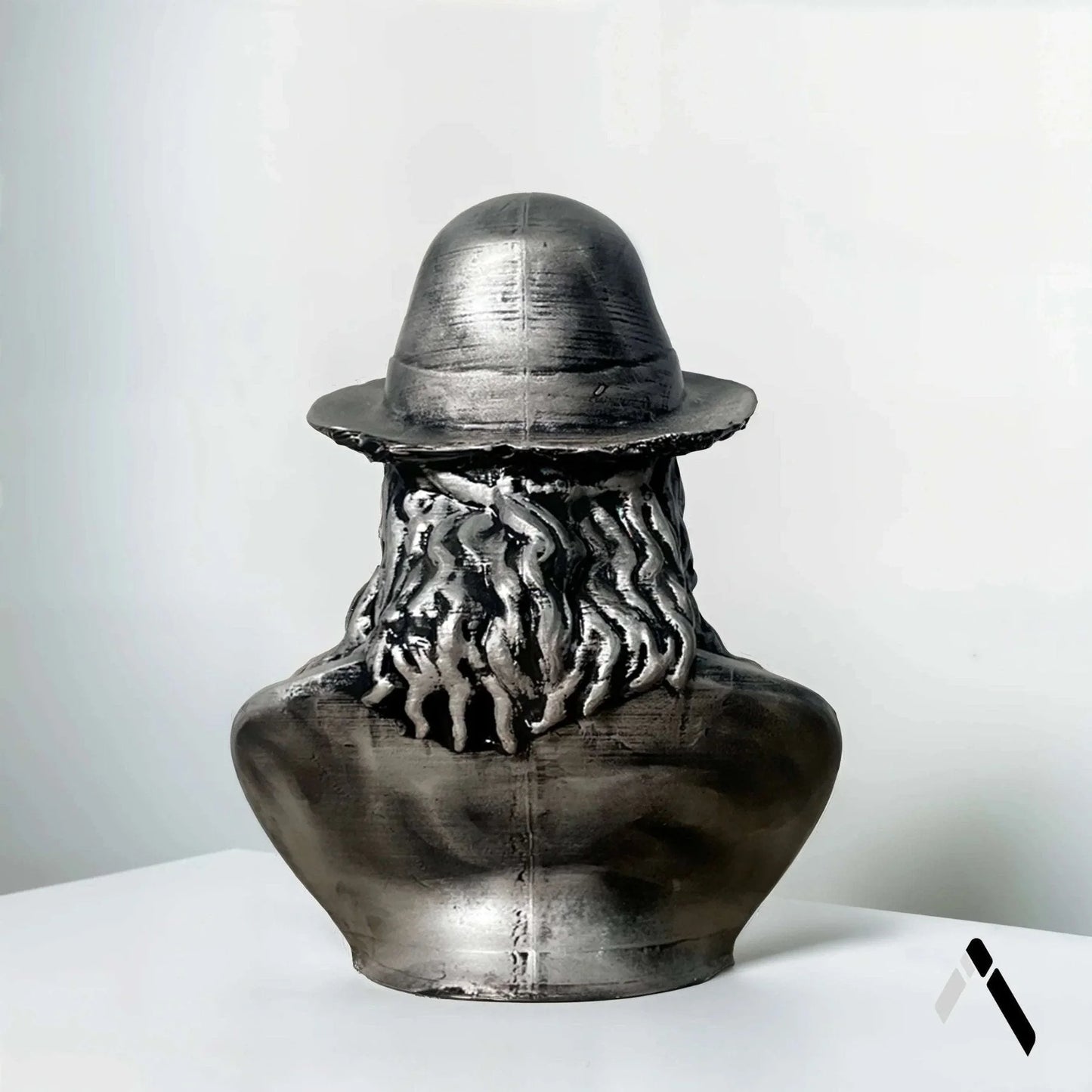 Michael Jackson Bust Sculpture Iconic Fedora Silver Finish | Archadia