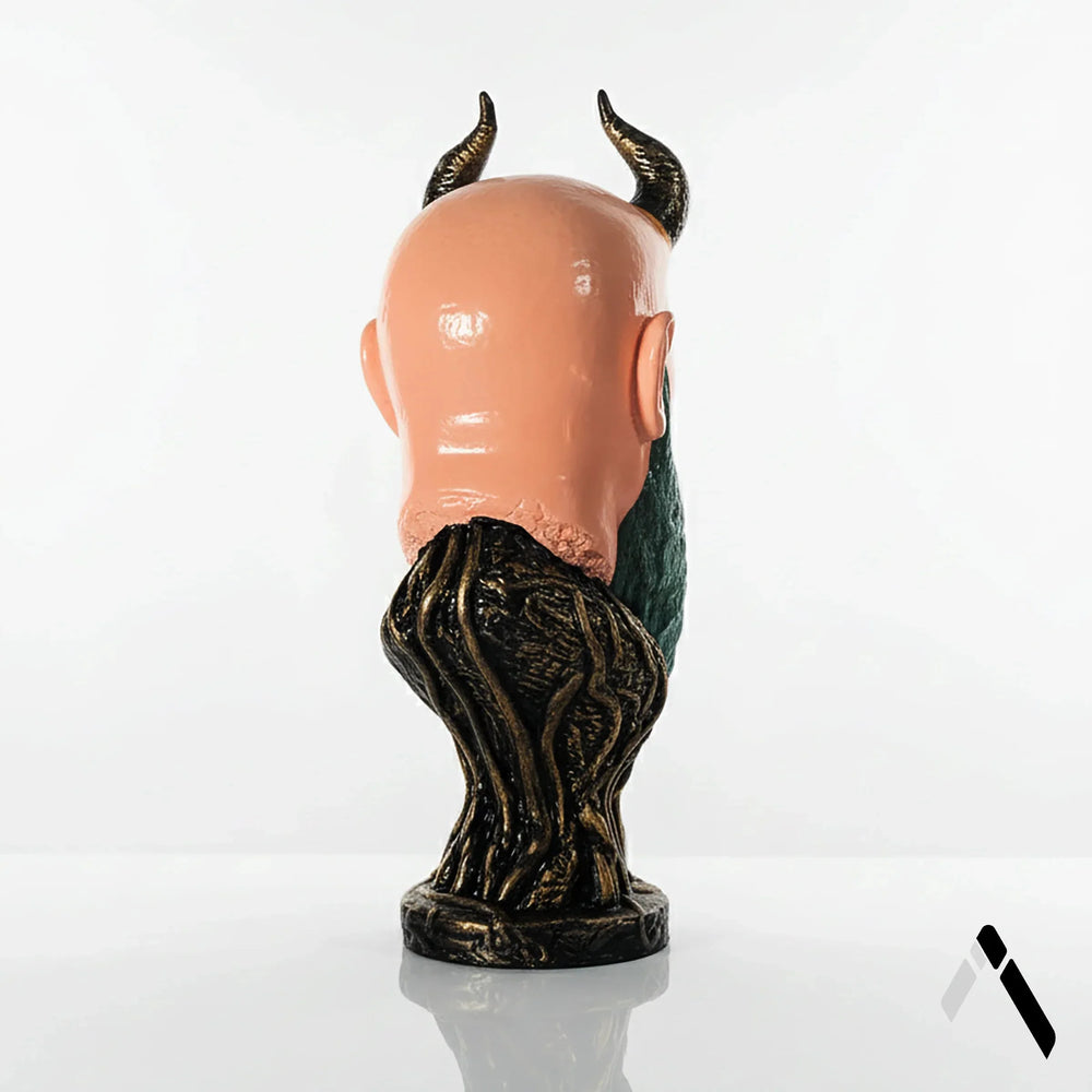 Mimir Head Statue God of War Norse Mythology Horned Bust | Archadia