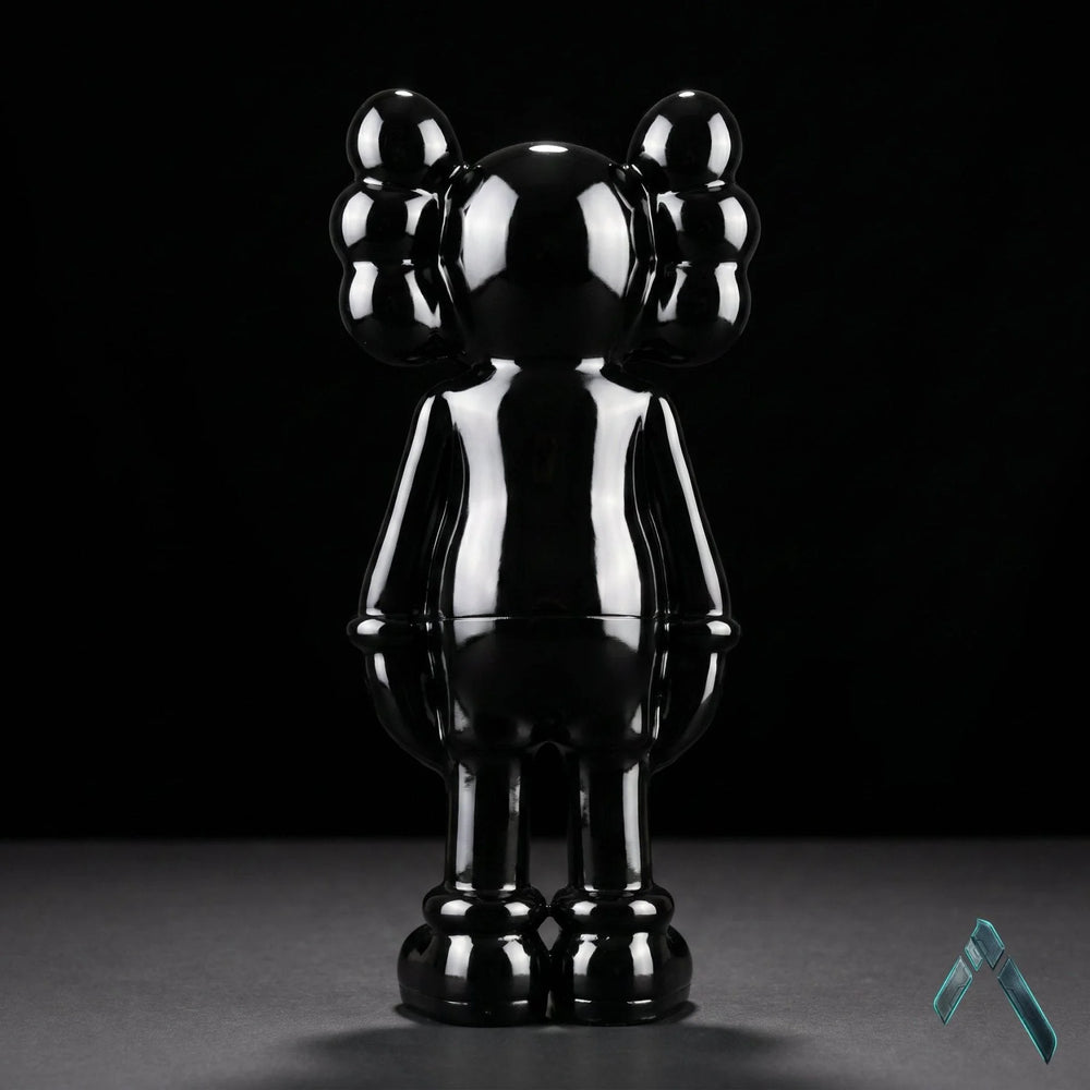 KAWS Companion Standing Figure | Gloss Black Street Art Collectible | Archadia