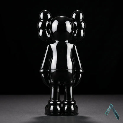 KAWS Companion Standing Figure | Gloss Black Street Art Collectible | Archadia