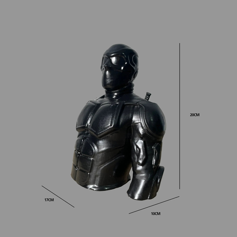 Black Noir The Boys Bust Sculpture Jet Black Glossy Armor | Archadia