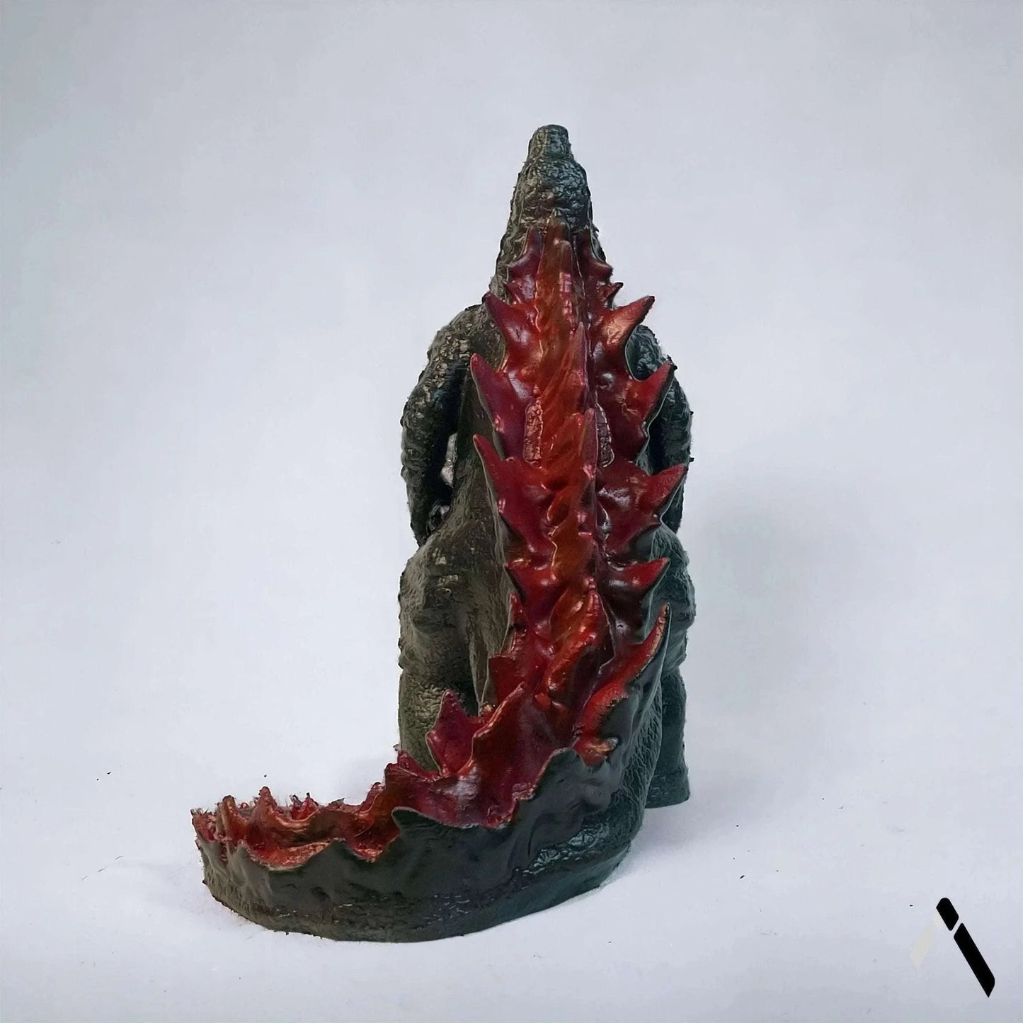 Shin Godzilla Full Scale Sculpture Dark Charcoal Red Spines | Archadia