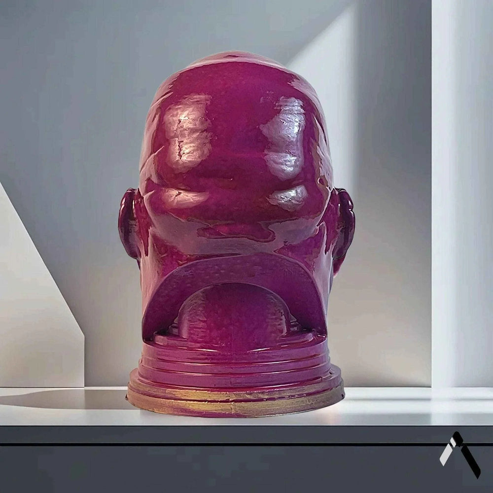 Thanos Head Sculpture Purple Gloss Marvel Villain Collectible | Archadia