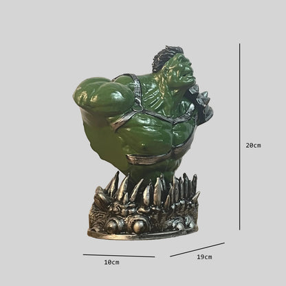Gladiator Hulk Ragnarok Bust | Armored Arena Warrior Statue | Archadia