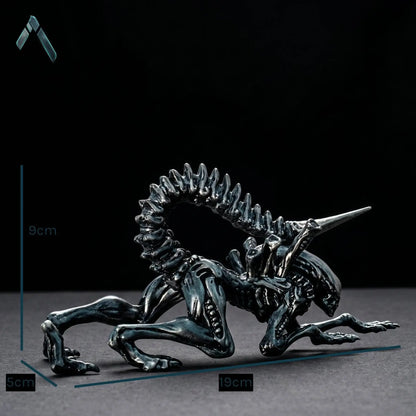 Xenomorph Queen Stalking Pose Figurine | Gunmetal Grey Resin | Alien Collectible India