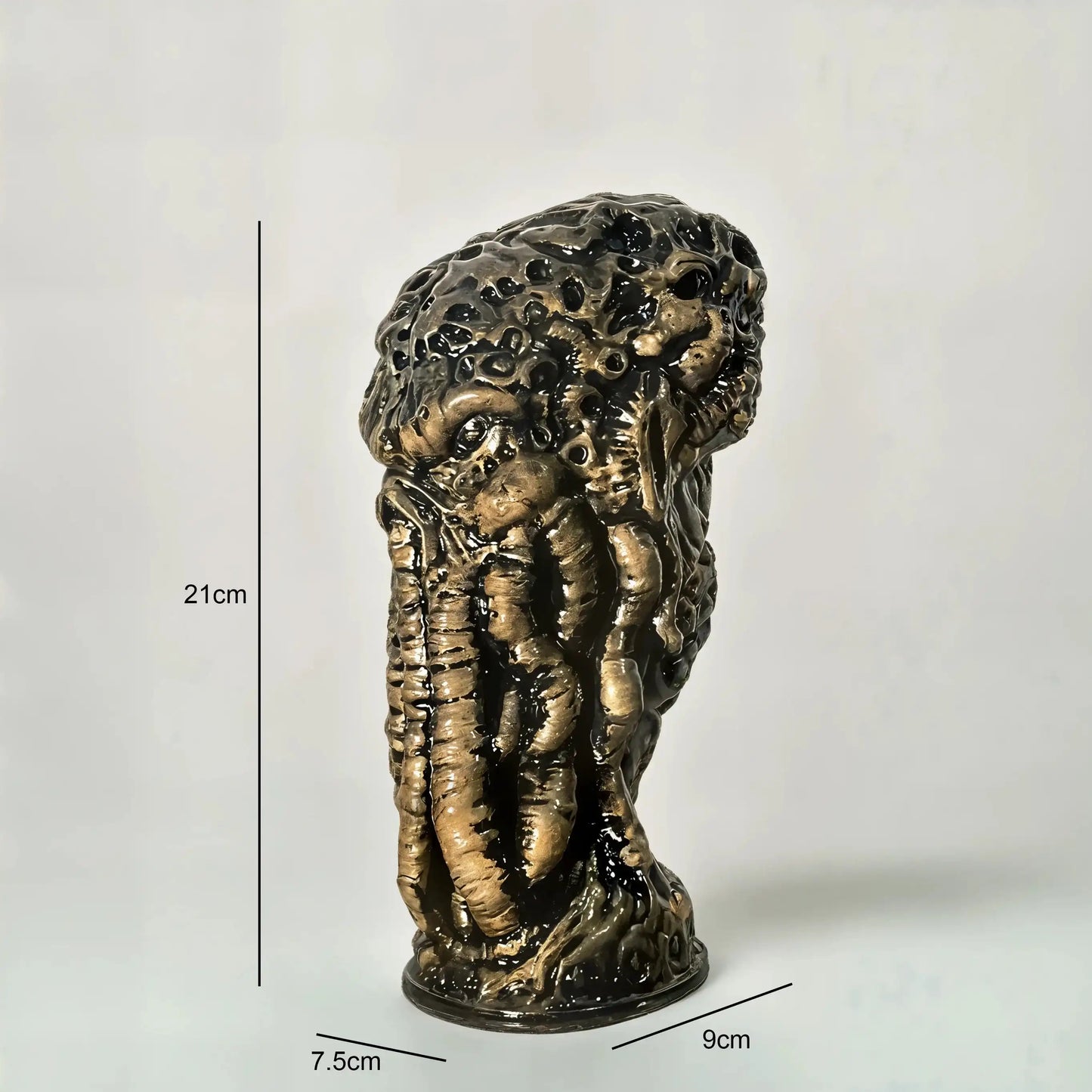 Cthulhu Head Sculpture | Antique Bronze Finish | Dark Horror Collectible India