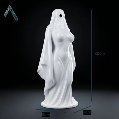 Ghostbusters Ghost Girl Figurine | High-Gloss White Finish | Pop Culture Collectible